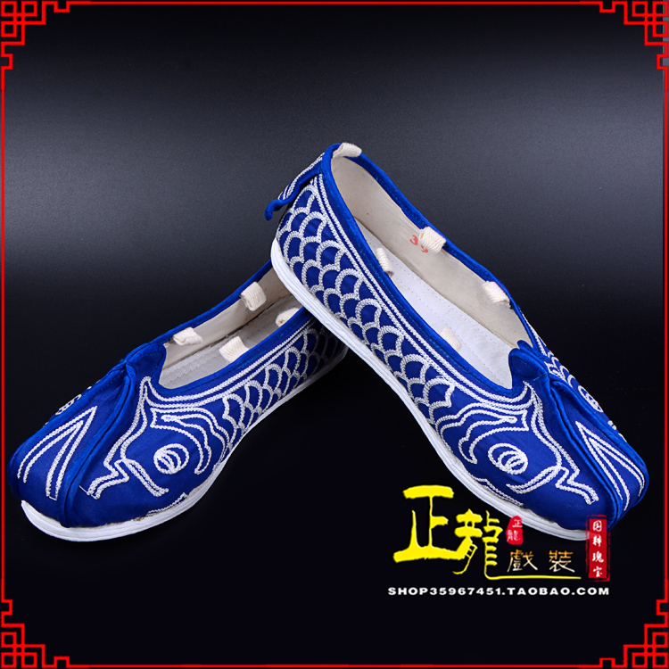 商丘戏鞋舞台演出鞋水路英雄三义斋布底鱼鳞洒