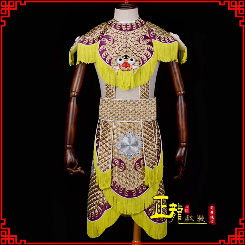 商丘武将士兵云肩鱼鳞侉子